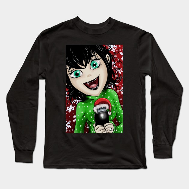 Hotel Transylvania Holidays Long Sleeve T-Shirt by OCDVampire